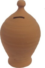 Salvadanaio terracotta barone usato  Napoli