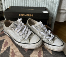 Converse star silver for sale  WAKEFIELD