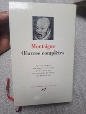 Pleïade montaigne œuvres d'occasion  Quimper
