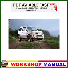 Suzuki Jimny 1998 a 2018 manual de reparo manual de oficina EN comprar usado  Enviando para Brazil
