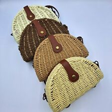 Wicker rattan bag for sale  LONDON