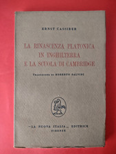Cassirer rinascenza platonica usato  Padova