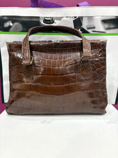Sac crocodile marron d'occasion  Versailles