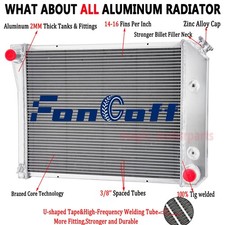 3row aluminum radiator for sale  Rincon