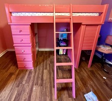 Twin wooden loft for sale  Clarksville
