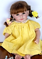 Boneca Adora 20" Nomeie seu próprio bebê cabelo vermelho sorridente olhos verdes pano corpo comprar usado  Enviando para Brazil