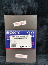 The Fast & The Furious Betacam SP EPK/DVD extras StarCut cassete raro não testado comprar usado  Enviando para Brazil