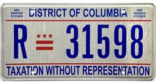 washington dc license plate for sale  Fitchburg