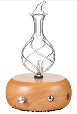 Difusor Premium Madeira Vidro Óleo Essencial Nebulizador Sem Água Sem Calor Sem Plástico comprar usado  Enviando para Brazil