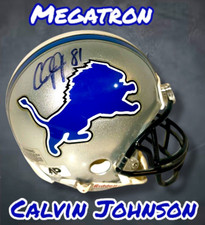 Usado, MINICAPACETE DETROIT LIONS AUTOGRAFADO ASSINADO POR CALVIN JOHNSON "MEGATRON" com certificado de autenticidade comprar usado Usado, MINICAPACETE DETROIT LIONS AUTOGRAFADO ASSINADO POR CALVIN JOHNSON "MEGATRON" com certificado de autenticidade comprar usado  Enviando para Brazil