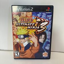 Naruto: Ultimate Ninja 3 (Sony PlayStation 2 PS2 2008) Jogo Completo Testado comprar usado  Enviando para Brazil