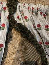 Cortinas vintage personalizadas feitas por designer com rosas atemporais comprar usado  Enviando para Brazil