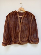 vintage real fur stole for sale  BINGLEY