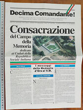 Decima comandante giornale usato  Brindisi