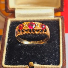 Gold 18ct ruby for sale  PINNER