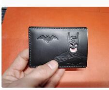 Carteira de couro costurada à mão The Bat Wallet com janela de identificação para HK/US/CA/FR/IT/CN comprar usado  Enviando para Brazil
