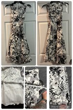 Vestido branco e preto tamanho 4 com crinolina: RN Studio comprar usado  Enviando para Brazil