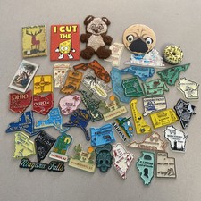 Diversos ímãs de geladeira vintage de borracha State Magnetic Col. usados. comprar usado  Enviando para Brazil