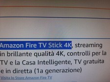 Amazon fire stick usato  Cotronei