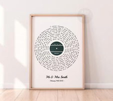 Personalised song lyrics for sale  MANCHESTER