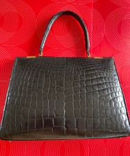 Sac croco vintage d'occasion  Perpignan-