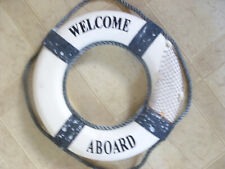 Bóia Lifering Welcome barco iate a bordo 13" comprar usado  Enviando para Brazil