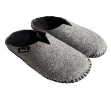 Chinelo Woolrich Felt Mill Scuff Slip-On Mule Feminino Cinza Inverno Conforto Aconchegante comprar usado  Enviando para Brazil