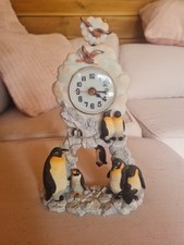 Pinguin uhr skulptur gebraucht kaufen  Emmerich
