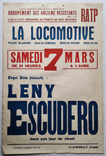 Affiche ancienne locomotive d'occasion  Chartres