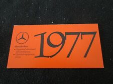 1977 mercedes benz for sale  La Jolla