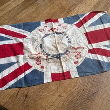 Vintage coronation flag for sale  BEDALE