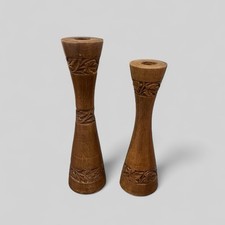Vintage pair wood for sale  EVESHAM