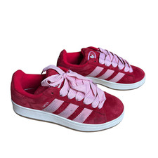 Tênis Adidas Camurça Vermelha Campus EUA 6.5 Clássico Retrô Casual Top Baixo, usado comprar usado  Enviando para Brazil