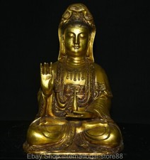Estátua vaso de deusa Kwan-yin Guanyin assento budismo cobre porcelana antiga rara 16,4", usado comprar usado Estátua vaso de deusa Kwan-yin Guanyin assento budismo cobre porcelana antiga rara 16,4", usado comprar usado  Enviando para Brazil
