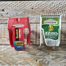 2 dispensadores de embalagem de suporte de fita dental de ferro conveniente cortador de fita de metal comprar usado  Enviando para Brazil