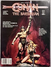 Revista Conan The Barbarian Marvel Super Special #21 filme Schwarzenegger comprar usado  Enviando para Brazil