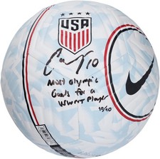 Bola de futebol Nike EUA assinada por Carli Lloyd USWNT com gols olímpicos finc - LE 10/10 comprar usado Bola de futebol Nike EUA assinada por Carli Lloyd USWNT com gols olímpicos finc - LE 10/10 comprar usado  Enviando para Brazil