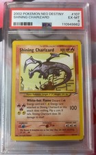 2002 POKEMON NEO DESTINY #107/105 SHINING CHARIZARD HOLO PSA 6, używany na sprzedaż  Wysyłka do Poland