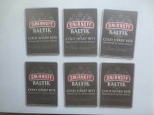 6 X Porta-copos colecionáveis SMIRNOFF Vodka "BALTIK "2000,s" edição australiana  comprar usado  Enviando para Brazil