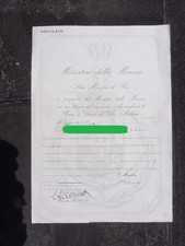 Diploma duplicato medaglia usato  Viu