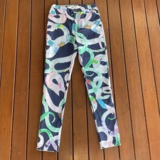 Gorman Miranda Skoczek Size 8 Print Pants Straight Leg Casual na sprzedaż  Wysyłka do Poland
