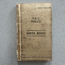 Raf police notebook for sale  LEIGH-ON-SEA