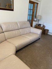 Corner leather sofa for sale  BRIGG