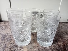 Five tudor crystal for sale  NEWCASTLE