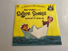CHIP 'N' DALE ‎– SAILOR SONGS 7" VINYL 45 RPM DISNEYLAND RECORDS LG-772 VG+ comprar usado  Enviando para Brazil