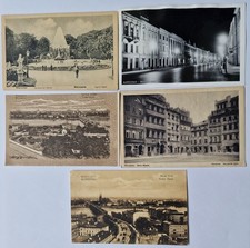 Warszawa Warszawa partia z 5 starych pocztówek zbiór kolekcja na sprzedaż  Wysyłka do Poland