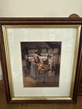 Vtg framed picture for sale  Lilly