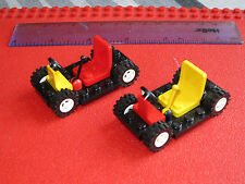 LEGO - FRANQUEO GRATUITO -- Juego de 2 x NEGRO Go-cart / coche + ruedas blancas, neumáticos, etc. segunda mano  Embacar hacia Mexico
