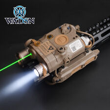 Lanterna interruptor de pressão luz LED laser verde/IR WADSN Airsoft PEQ15 LA5C UHP, usado comprar usado  Enviando para Brazil