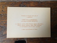 Magritte rené invito usato  Cormano